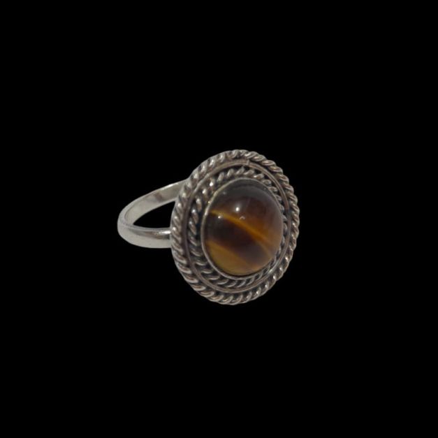 Anillo mujer ojo de tigre