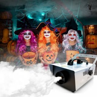 Maquina De Niebla Humo 1000w Para fiesta eventos + botella 1 litro