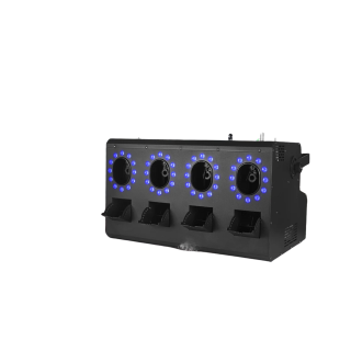 Maquina De Burbujas  de 4 Ruedas + Led + Humo  Evento Fiestas