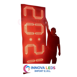 Reloj Cronometro 2.40 X 90 Gigante Para Canchas De Futbol Y OTROS - Rojo marca RECRO