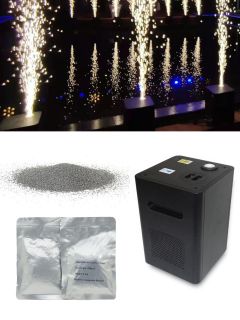 Pack 2 Polvo Frio Titanium Para Maquina Chispa Fria Eventos fiesta boda escenarios