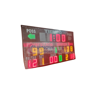 tablero panel marcador multideportivo de 2.10x1.20 para vóley futbol  Marca RECRO