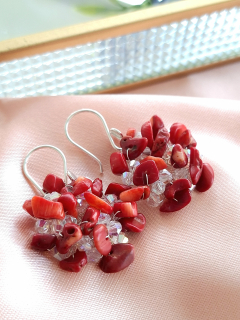 Aretes rojos