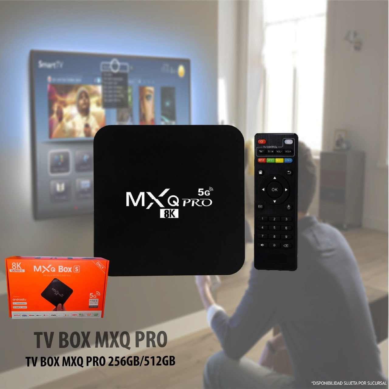 Tv Box Mxq Pro 8K 5G 256gb / 512gb