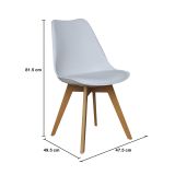 Silla Adrienne Blanco