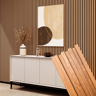 Wall Panel WPC Castaño 16cm x 2.90m - Venta por unidad