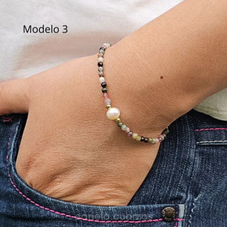 Pulsera Turmalina multicolor - 9