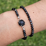 Pulseras de Turmalina negra