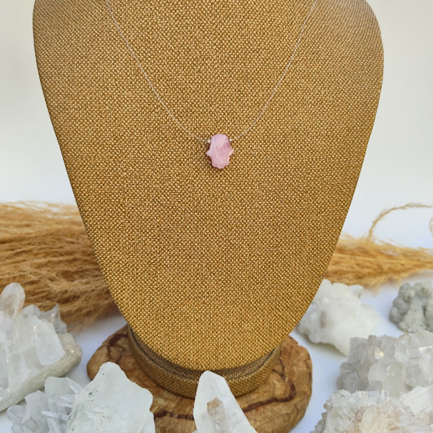 Collar Mano de Fátima Invisible