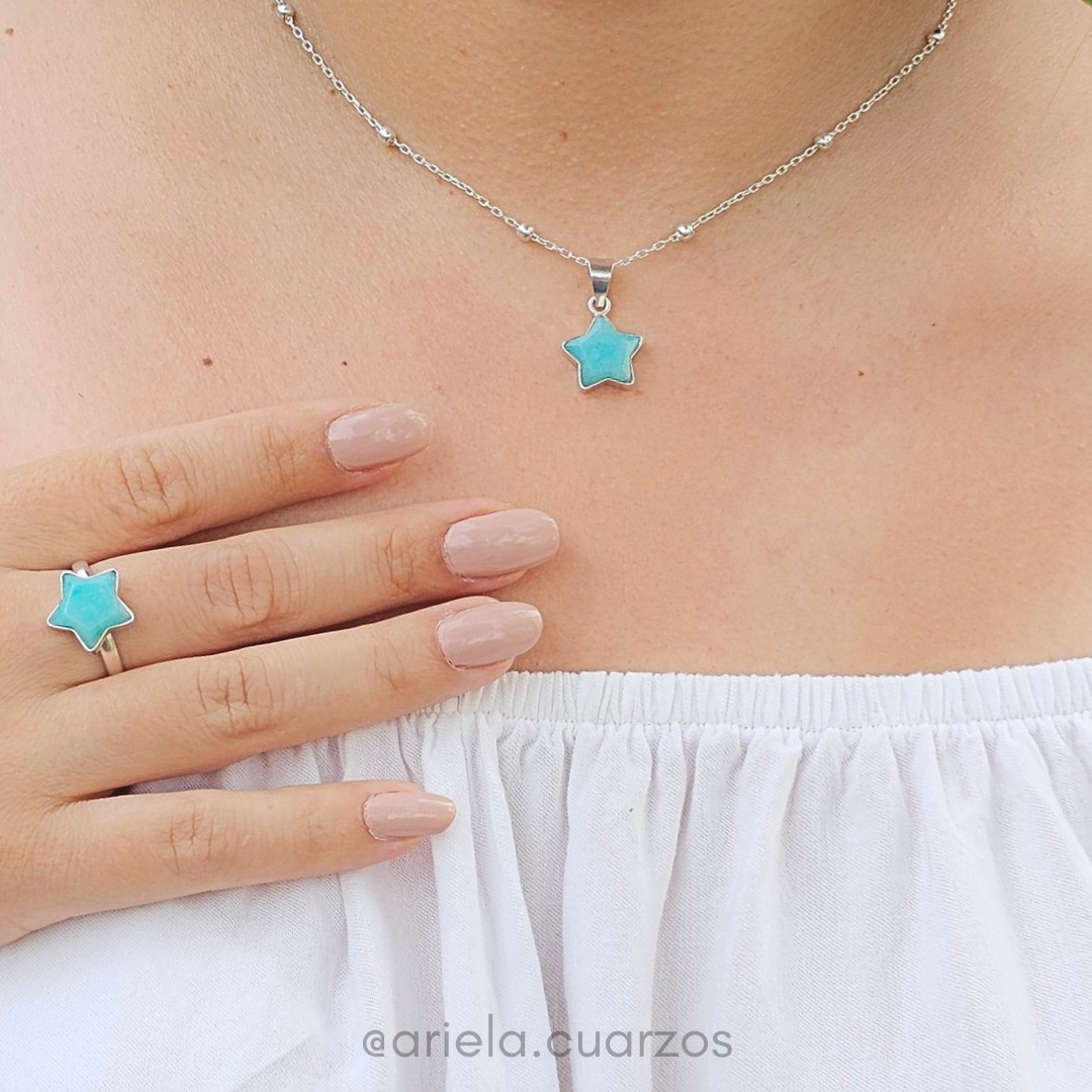 Set Estrella de Amazonita