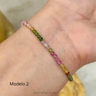 Pulsera Turmalina multicolor - 5
