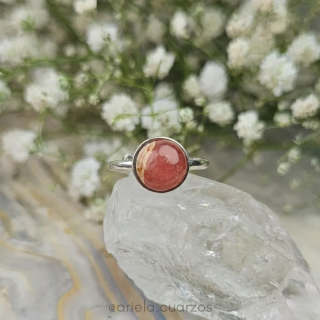 Anillo de Rodocrosita