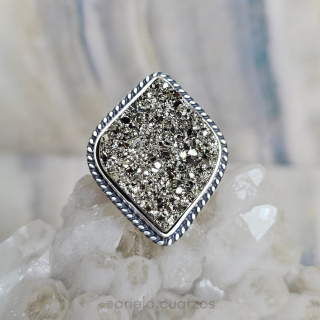 Anillo de Pirita Rombo