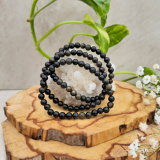 Pulseras elásticas de Obsidiana