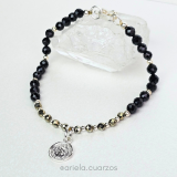 Pulseras de Turmalina negra