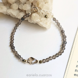 Pulsera de Cuarzo ahumado