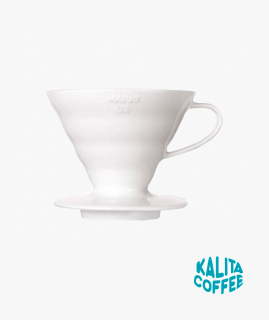 Dripper V60 1-4 tazas de cerámica blanco
