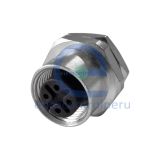 Conector 4 Pines para Empotrar Hembra M12
