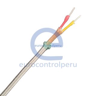 Cable para Termocupla Tipo K Solido 2x18 AWG
