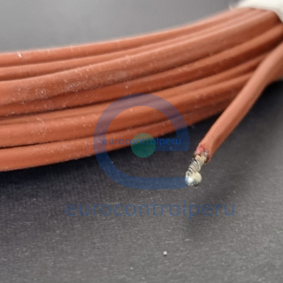 Termocupla Tipo K con cable teflon y enchufe mini