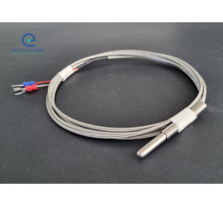 Termocupla Tipo J con bulbo resorte y cable
