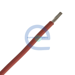 Cable Siliconado Color Rojo Teja 16 AWG o 1.5mm2