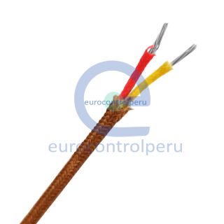 Cable para Termocupla Tipo K con funda de fibra de vidrio