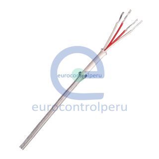 Cable PT100 funda y malla de acero inoxidable 4X24 AWG
