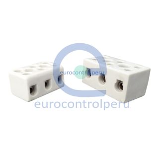 Bornera de Loza Ceramica Trifasica