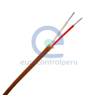 Cable para Termocupla Tipo J con Funda de Fibra de Vidrio