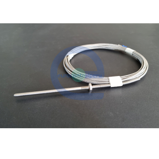 Termocupla Tipo J con Perno Rotativo y Cable con Malla