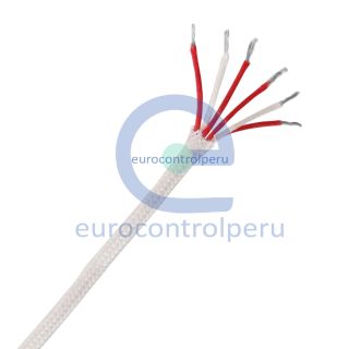 Cable para PT100 con Funda de Fibra de Vidrio 6x24AWG