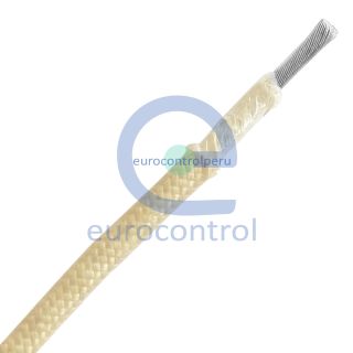 Cable Niquelado con funda de Fibra de Vidrio 12 AWG