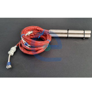 Resistencia Tipo Cartucho 820W 220V con cable cubierto de espagueti siliconado