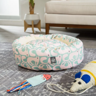 CAMA REDONDA PARA MASCOTAS ESTAMPADO - 2