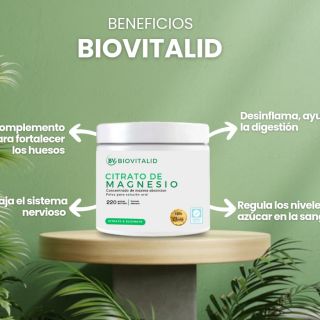 Citrato, glicinato y sulfato de Magnesio