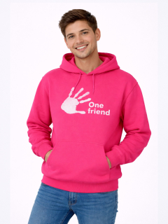 Polera One Friend con capucha - HOMBRE
