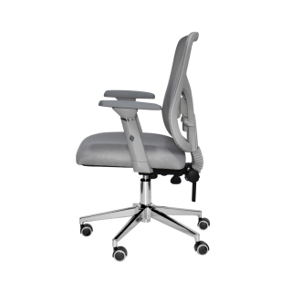 Silla Ergonómica Fone Ultra 3D Gerente Cromado Gris Ofideas - 3