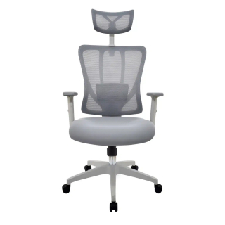 Silla Ergonómica Liam Presidente Gris Nylon Ofideas - 2