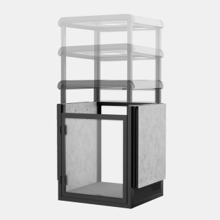 Cabina Individual Zen Box Negro Ofideas - 8