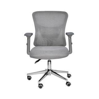 Silla Ergonómica Fone Ultra 3D Gerente Cromado Gris Ofideas - 2