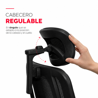Silla Giratoria Fronx Presidente Negro Ofideas - 3