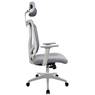 Silla Ergonómica Liam Presidente Gris Nylon Ofideas - 3