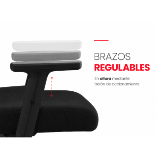 Silla Reclinable Benfor Gerente Negro Ofideas - 3