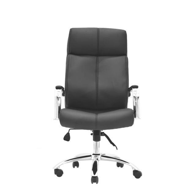 Silla Ergonómica Cuero Paris Presidente Negro Ofideas