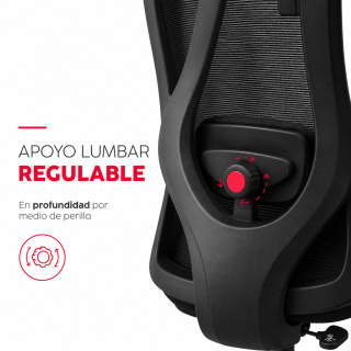 Silla Giratoria Fronx Presidente Negro Ofideas - 4