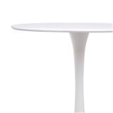 Mesa de Comedor Circular Oslo Color Mdf Color Blanco Ofideas