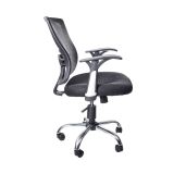 Silla De Oficina Ergonómica Luna Ejecutiva Negro Ofideas