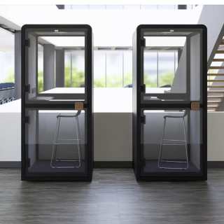 Cabina Individual Zen Box Negro Ofideas - 6