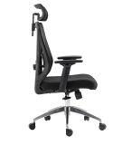 Silla De Oficina Presidencial Syncro Brazo 3D. Smart Negro Ofideas